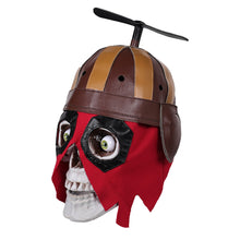 Laden Sie das Bild in den Galerie-Viewer, 17cm*20cm Deadpool & Wolverine Deadpool Schädel Latex Maske Zuhause Dekoration
