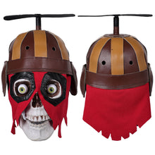 Laden Sie das Bild in den Galerie-Viewer, 17cm*20cm Deadpool & Wolverine Deadpool Schädel Latex Maske Zuhause Dekoration