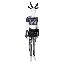 Laden Sie das Bild in den Galerie-Viewer, Magik schwarz Punk Kostüm Marvel Rivals Magik Cosplay Outfits
