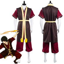 Laden Sie das Bild in den Galerie-Viewer, Avatar Der Herr der Elemente Prinz Zuko Kostüm Cosplay Halloween Karneval Kostüm