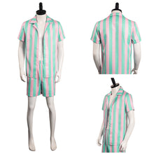 Laden Sie das Bild in den Galerie-Viewer, 2023 Barbie Ken Herren Strandhemd und Badehose Cosplay Kostüm Halloween Karneval Outfits