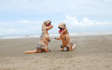 Laden Sie das Bild in den Galerie-Viewer, Aufblasbare Dinosaurier Kostüm Erwachsene T-Rex Jurassic Welt Cosplay Kostüm