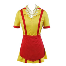 Laden Sie das Bild in den Galerie-Viewer, 2 Broke Girls Max Caroline Kellnerinnen Uniform Kleid Cosplay Kostüm Karnival für Party Mottoparty