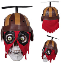 Laden Sie das Bild in den Galerie-Viewer, 17cm*20cm Deadpool &amp; Wolverine Deadpool Schädel Latex Maske Zuhause Dekoration