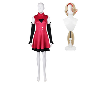 Hazbin Hotel Charlie rot Kleid Charlie Morningstar Dämon Cosplay Outfits