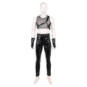 Abby Saja schwarz Kostüm Set K-Pop: Demon Hunters Boys Group Saja Boys Abby Outfits