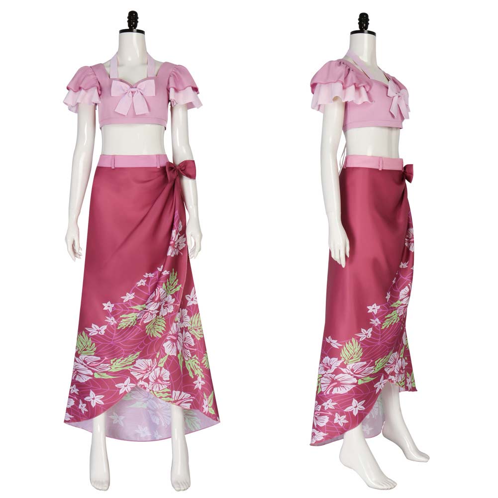 Aerith Gainsborough FINAL FANTASY Sommer Bademode Cosplay Outfits