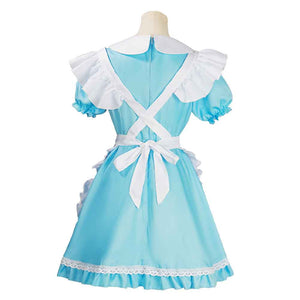 Alice: Madness Returns Alice blaues Kleid Cosplay Kostüm Set