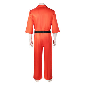 American man Celebrity Der 26-Jährige orange Uniform Cosplay Outfits