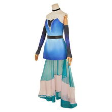Laden Sie das Bild in den Galerie-Viewer, Angel Dust blau Outfit Hazbin Hotel Anthony Cosplay Kostüm Set