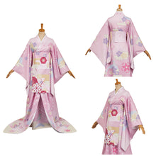 Laden Sie das Bild in den Galerie-Viewer, Angel Dust rosa Kimono Hazbin Hotel 2025 Angel Cosplay Kostüm