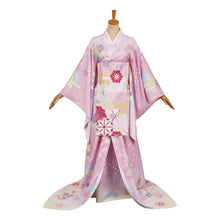 Laden Sie das Bild in den Galerie-Viewer, Angel Dust rosa Kimono Hazbin Hotel 2025 Angel Cosplay Kostüm