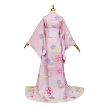 Laden Sie das Bild in den Galerie-Viewer, Angel Dust rosa Kimono Hazbin Hotel 2025 Angel Cosplay Kostüm
