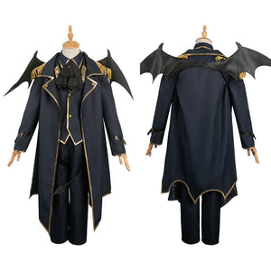 Anime Blue Lock Nagi Seishiro Devil Kostüm Set Nagi Halloween Outfits