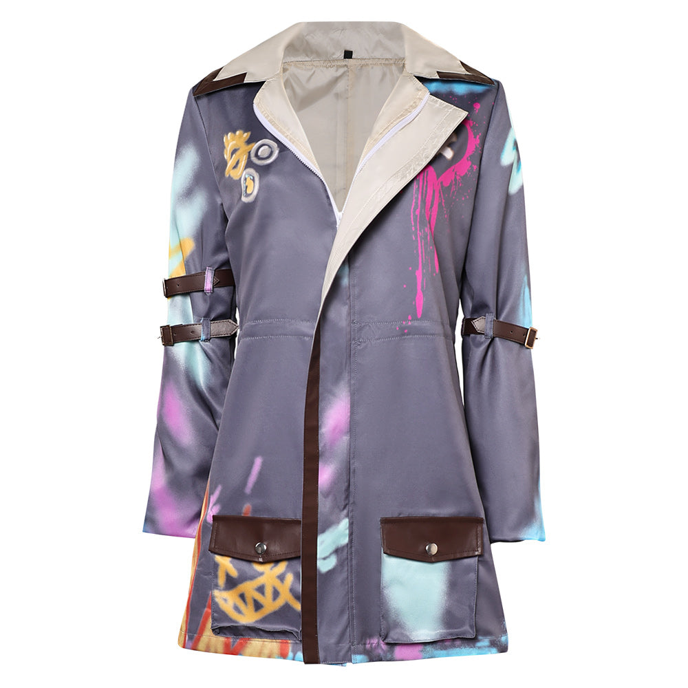 Arcane. League of Legends Jinx Jacke Cosplay Outfits 