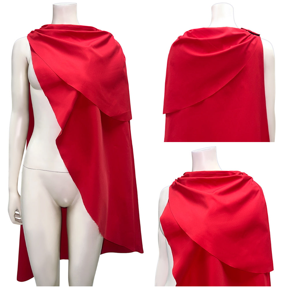 Arcane: League of Legends Mel Medarda rot Umhang Cosplay Outfits