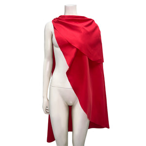 Arcane: League of Legends Mel Medarda rot Umhang Cosplay Outfits