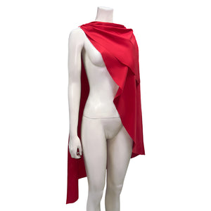 Arcane: League of Legends Mel Medarda rot Umhang Cosplay Outfits
