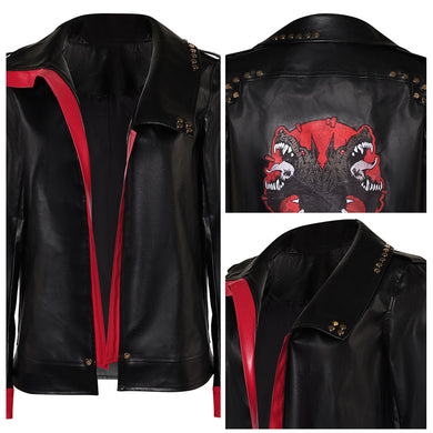 Arcane: League of Legends Vi schwarz Jacke Cosplay Outfits