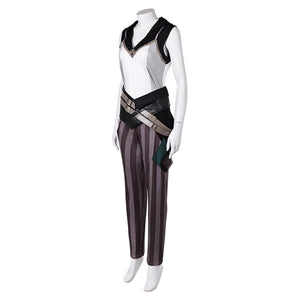 Arcane: League of Legends Vi weiß Kostüm Set Cosplay Outfits