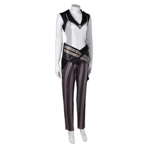 Arcane: League of Legends Vi weiß Kostüm Set Cosplay Outfits