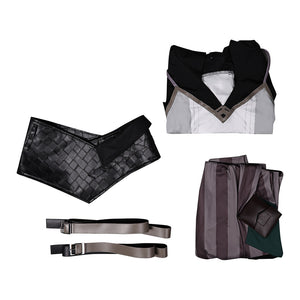 Arcane: League of Legends Vi weiß Kostüm Set Cosplay Outfits