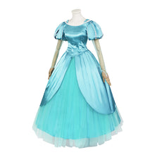 Laden Sie das Bild in den Galerie-Viewer, Arielle blau Kleid die Meerjungfrau The Little Mermaid Ariel Cosplay Kostüm
