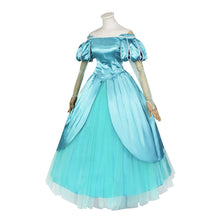 Laden Sie das Bild in den Galerie-Viewer, Arielle blau Kleid die Meerjungfrau The Little Mermaid Ariel Cosplay Kostüm