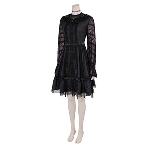 Beetlejuice 2 Lydia Deetz Kleid Cosplay Kostüm Halloween Karneval Outfits