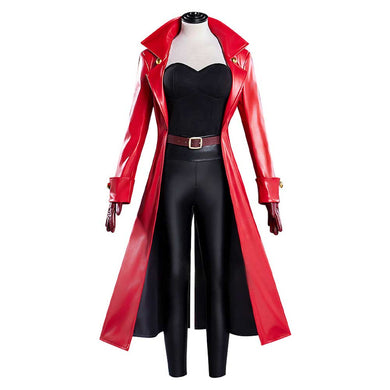 Bride of Frankenstein Damen rot Cosplay Kostüm Outfits