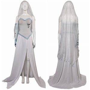 Corpse Bride – Hochzeit mit einer Leiche Emily Cosplay Kostüm