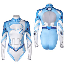 Laden Sie das Bild in den Galerie-Viewer, Damen Invisible Woman einteiliger Badeanzug Cosplay Outfits