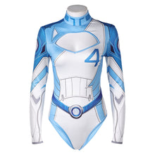 Laden Sie das Bild in den Galerie-Viewer, Damen Invisible Woman einteiliger Badeanzug Cosplay Outfits