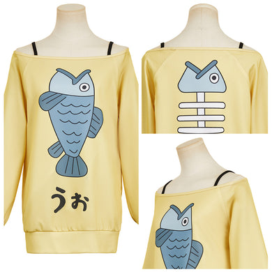 Dandadan Momo Ayase gelb Hoodie Dandadan Momo Cosplay Outfits
