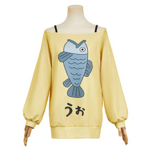 Laden Sie das Bild in den Galerie-Viewer, Dandadan Momo Ayase gelb Hoodie Dandadan Momo Cosplay Outfits