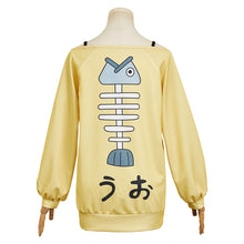 Laden Sie das Bild in den Galerie-Viewer, Dandadan Momo Ayase gelb Hoodie Dandadan Momo Cosplay Outfits