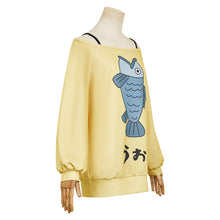 Laden Sie das Bild in den Galerie-Viewer, Dandadan Momo Ayase gelb Hoodie Dandadan Momo Cosplay Outfits