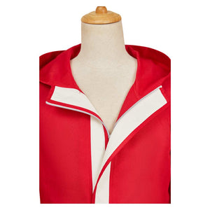 Dandadan Momo Ayase rote Jacke Cosplay Outfits
