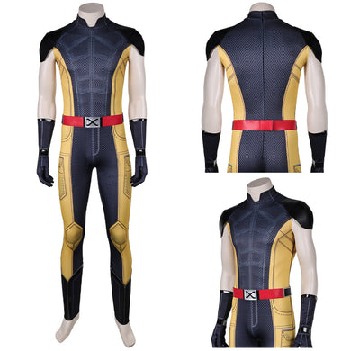 Deadpool & Wolverine Wolverine schwarz Jumpsuit Cosplay Outfits 