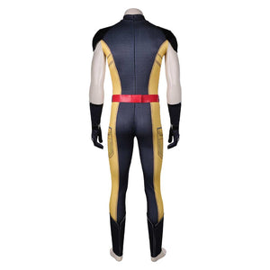 Deadpool & Wolverine Wolverine schwarz Jumpsuit Cosplay Outfits 