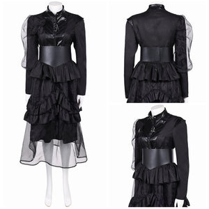 Death Outfits The Sandman Death schwarz Kostüm Set