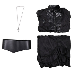 Death Outfits The Sandman Death schwarz Kostüm Set