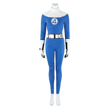 Laden Sie das Bild in den Galerie-Viewer, Die Unsichtbare (Susan Storm) blau Jumpsuit Richards Cosplay Outfits