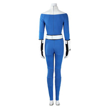 Laden Sie das Bild in den Galerie-Viewer, Die Unsichtbare (Susan Storm) blau Jumpsuit Richards Cosplay Outfits