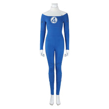 Laden Sie das Bild in den Galerie-Viewer, Die Unsichtbare (Susan Storm) blau Jumpsuit Richards Cosplay Outfits