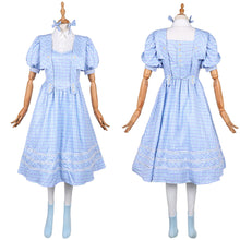 Laden Sie das Bild in den Galerie-Viewer, Dorothy Gale blau Kleid Wicked for Good Dorothy Cosplay Outfits