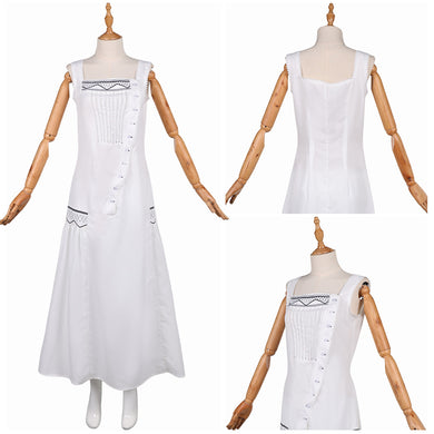 Elphaba weiß Kleid Wicked For Good Cosplay Outfits