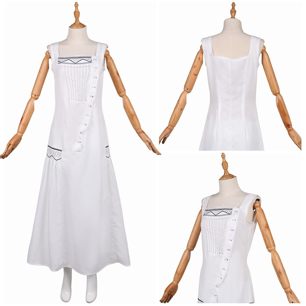 Elphaba weiß Kleid Wicked For Good Cosplay Outfits