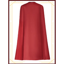 Laden Sie das Bild in den Galerie-Viewer, Emperor‘s Royal Guard rot Umhang Cosplay Outfits