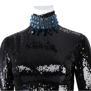 Evil Queen Böse Königin schwarz Kostüm Cosplay Outfits